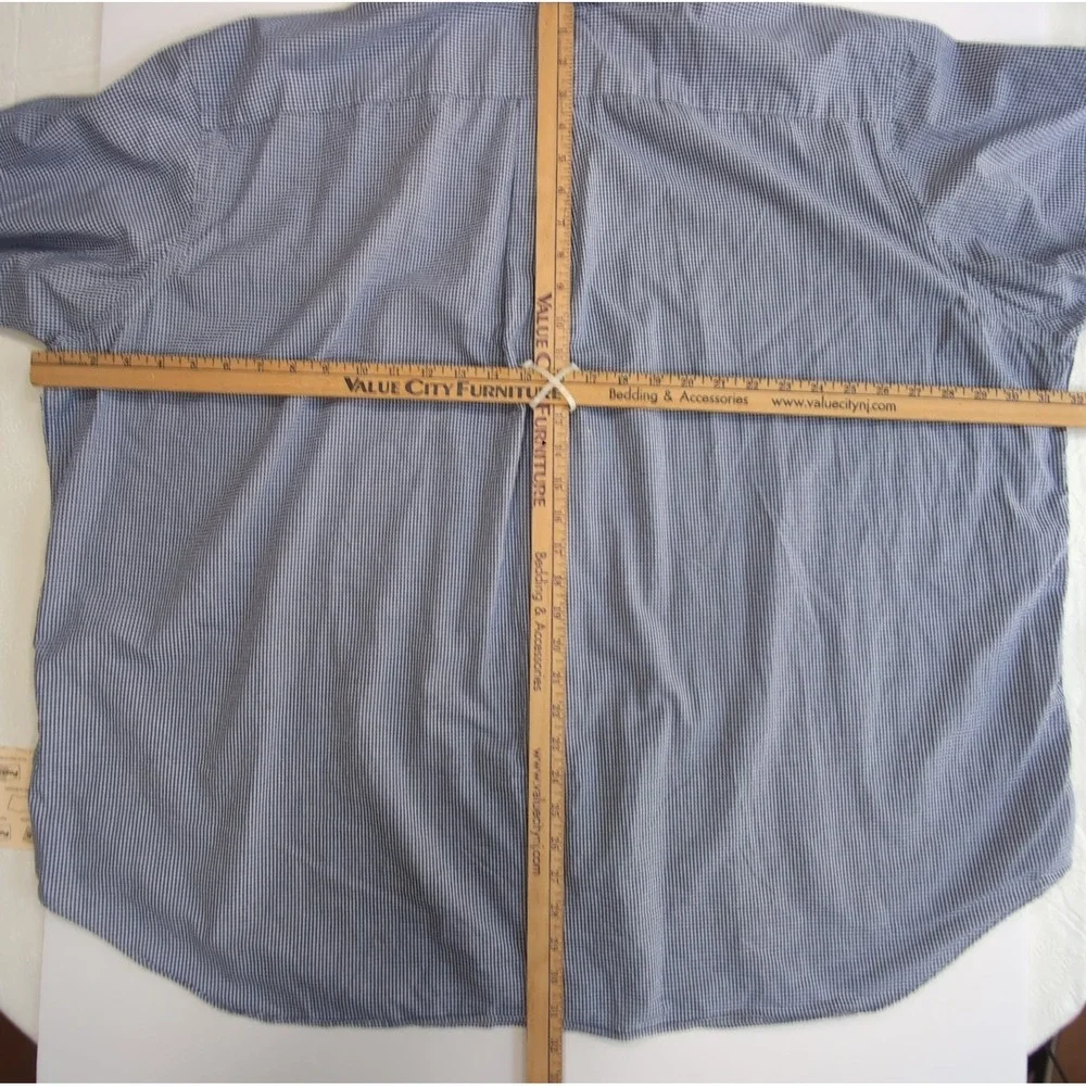 Polo Ralph Lauren Short Sleeve Button Down Oxford Shirt Mens 3XB Gingham Check